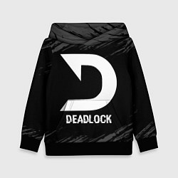 Толстовка-худи детская Deadlock glitch на темном фоне, цвет: 3D-черный