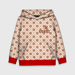 Детская толстовка Гусси - надпись узор