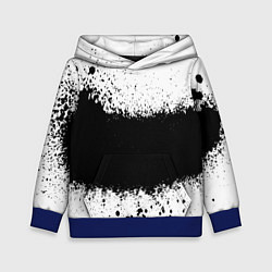 Детская толстовка Просто краски чёрные