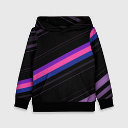 Детская толстовка Неоновые полосы
