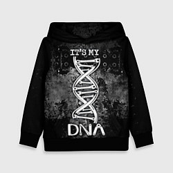 Толстовка-худи детская Its my DNA, цвет: 3D-черный