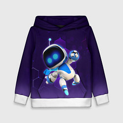 Толстовка-худи детская Mascot - Astro Bot, цвет: 3D-белый