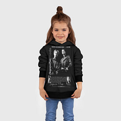 Толстовка-худи детская Depeche Mode Black Celebration 1986, цвет: 3D-черный — фото 2