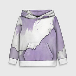 Детская толстовка Штукатурка и лавандовая краска