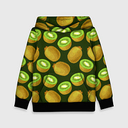 Детская толстовка Киви цветной паттерн