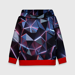 Детская толстовка Неоновые геометрические плиты