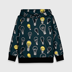 Детская толстовка Инновации паттерн - лампочки электрические излучен