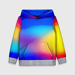 Детская толстовка Линии геометрии градиент