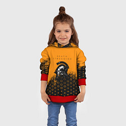 Толстовка-худи детская Death Stranding game studio, цвет: 3D-красный — фото 2