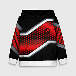 Толстовка-худи детская BMW geometry avto, цвет: 3D-белый