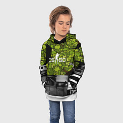 Толстовка-худи детская Counter strike game skin, цвет: 3D-белый — фото 2
