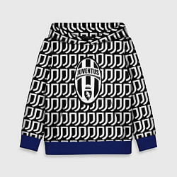 Толстовка-худи детская Juventus fc pattern, цвет: 3D-синий