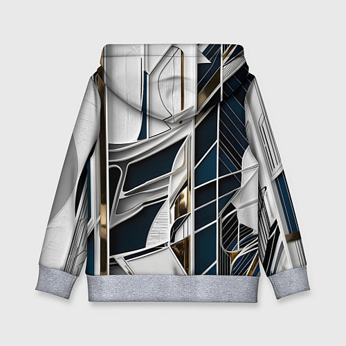 Детская толстовка Кибер текстура / 3D-Меланж – фото 2