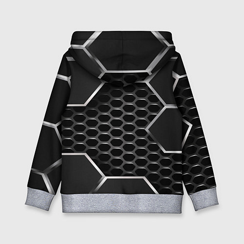 Детская толстовка Mercedes carbon / 3D-Меланж – фото 2