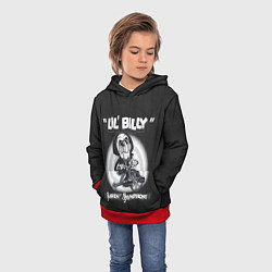 Толстовка-худи детская Lil Billy - Saw, цвет: 3D-красный — фото 2