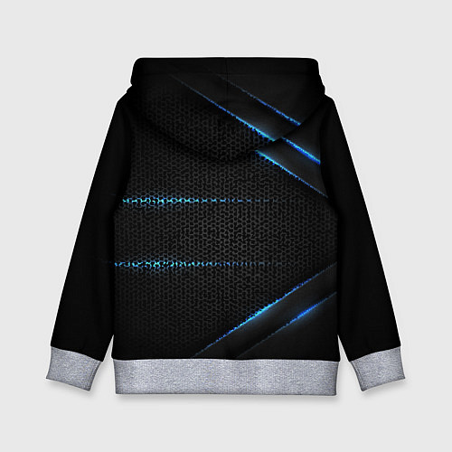 Детская толстовка BMW metal steel / 3D-Меланж – фото 2