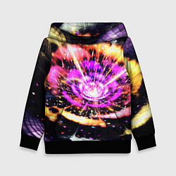 Детская толстовка Оптический узор цветок