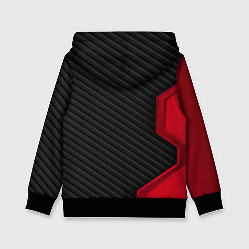 Детская толстовка FIAT текстура метал / 3D-Черный – фото 2