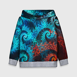 Детская толстовка Оптическая абстракция узор