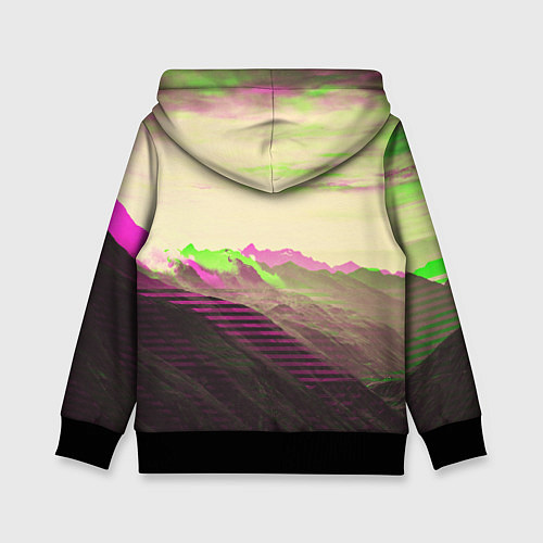Детская толстовка Vice city glitch / 3D-Черный – фото 2