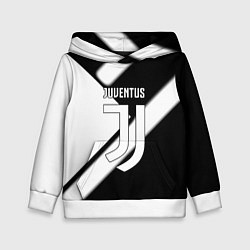 Толстовка-худи детская Juventus geometry steel, цвет: 3D-белый