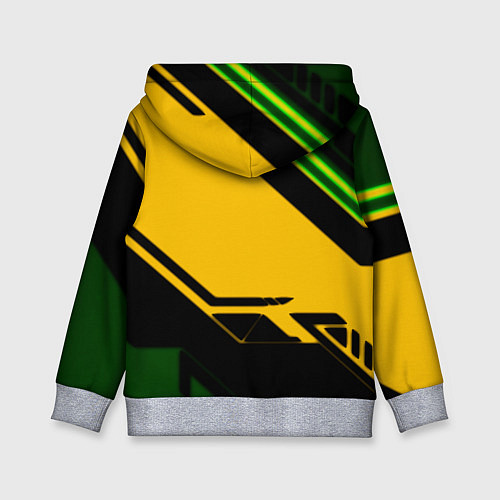 Детская толстовка Serious Sam geometry / 3D-Меланж – фото 2