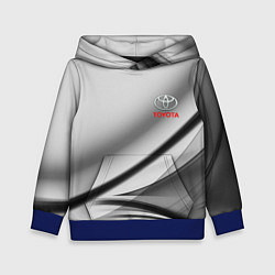 Толстовка-худи детская Toyota texrure grey, цвет: 3D-синий