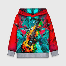Детская толстовка Электрогитара в красках