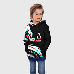 Толстовка-худи детская Assassins Creed Shadows game, цвет: 3D-синий — фото 2