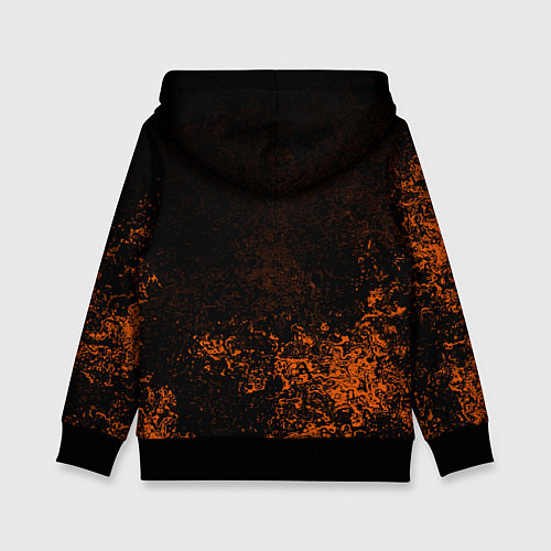Детская толстовка RUST брызги красок лого / 3D-Черный – фото 2