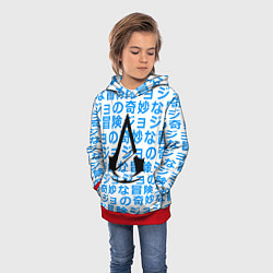 Толстовка-худи детская Assassins Creed japan game, цвет: 3D-красный — фото 2