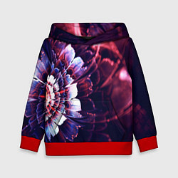 Детская толстовка Фрактальный цветок абстракция