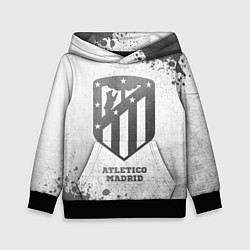 Толстовка-худи детская Atletico Madrid - white gradient, цвет: 3D-черный