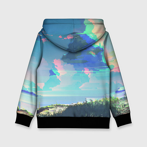 Детская толстовка Horizon: Zero Dawn game steel / 3D-Черный – фото 2