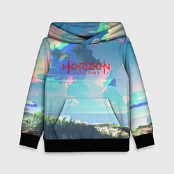 Толстовка-худи детская Horizon: Zero Dawn game steel, цвет: 3D-черный