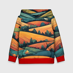 Детская толстовка Поля луга