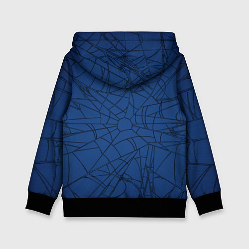 Детская толстовка Spider-man with a spider web / 3D-Черный – фото 2