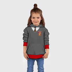 Толстовка-худи детская Форма Гриффиндора, цвет: 3D-красный — фото 2