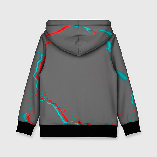 Детская толстовка Sally Face storm color / 3D-Черный – фото 2