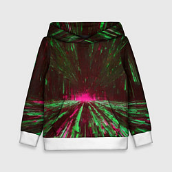 Детская толстовка Абстрактный путь в розовый портал