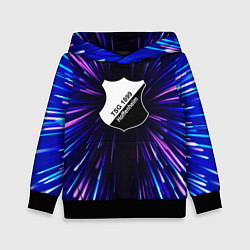 Толстовка-худи детская Hoffenheim neon energy, цвет: 3D-черный