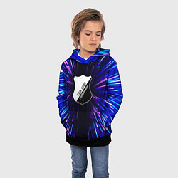 Толстовка-худи детская Hoffenheim neon energy, цвет: 3D-черный — фото 2