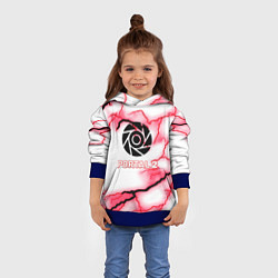 Толстовка-худи детская Portal storm, цвет: 3D-синий — фото 2