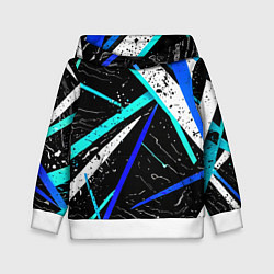 Детская толстовка Разноцветные праздничные линии