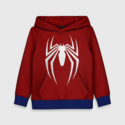Толстовка-худи детская SpiderMan - logo, цвет: 3D-синий