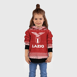 Толстовка-худи детская Новогодний Lazio, цвет: 3D-черный — фото 2