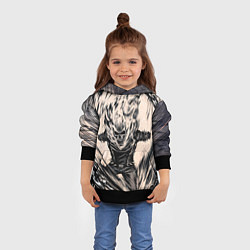 Толстовка-худи детская Ghost Rider, цвет: 3D-черный — фото 2