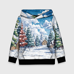 Детская толстовка Предновогодняя природа