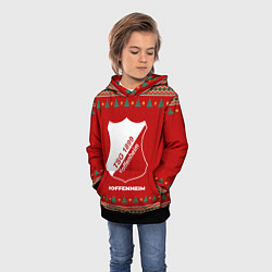 Толстовка-худи детская Hoffenheim new year, цвет: 3D-черный — фото 2