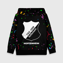 Толстовка-худи детская Hoffenheim конфети, цвет: 3D-черный